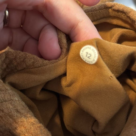 Lululemon Warm Down women’s brown textured jogger sweatpants size 12 - Picture 10 of 10